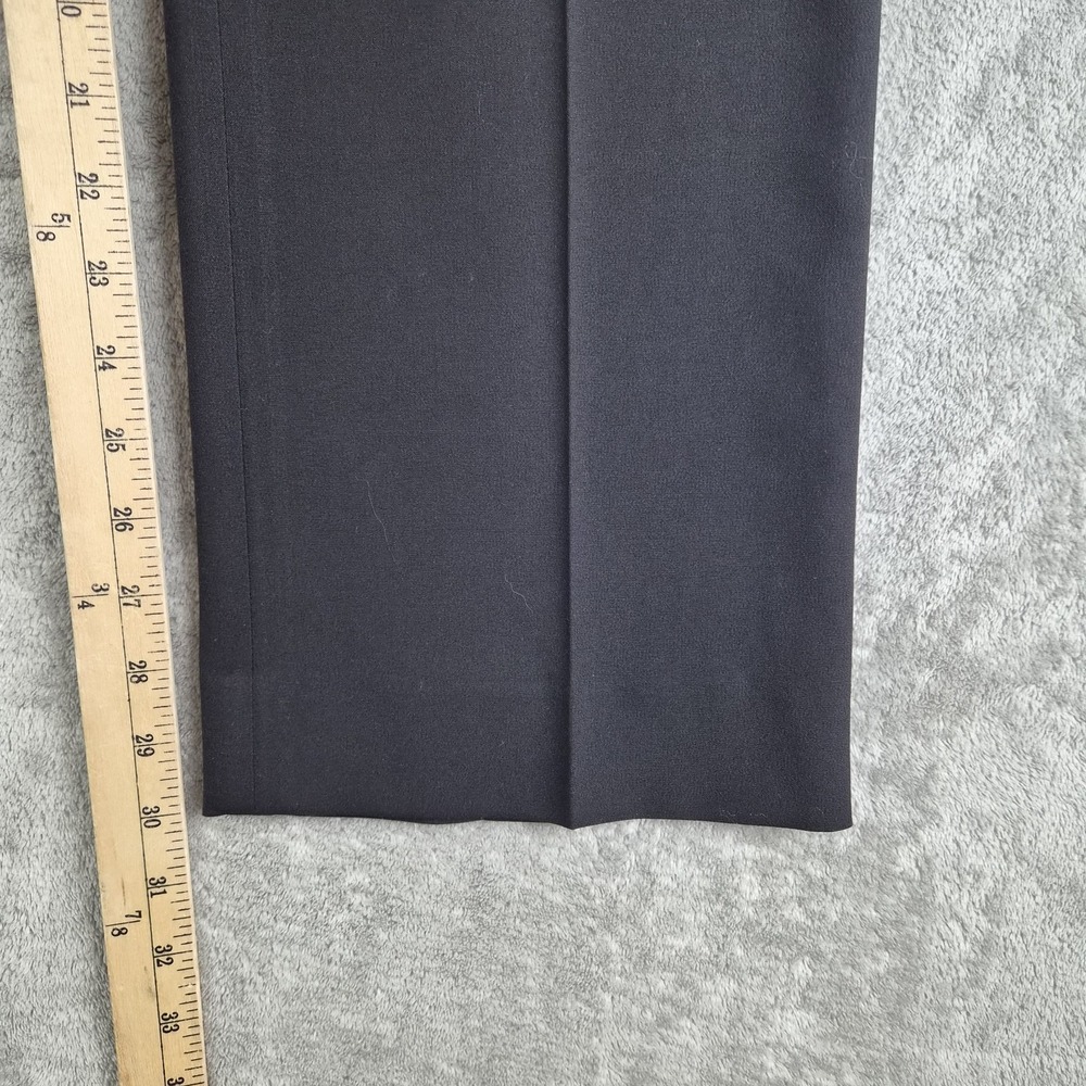 Tahari Arthur S Levine Pants Wonens 14 Black Stretch Straight Leg Dressy Trouser - Picture 5 of 13